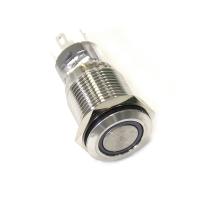 Переключатель кнопочный с фиксацией вкл/выкл зеленая подсветка 12В NEKEKE DSS-G от прозводителя NEKEKE