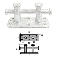 Кнехт двойной 180х70мм HDG 0602-0701 от прозводителя CIM