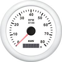 Тахометр 8000 об/мин со счетчиком моточасов (WW), SR:1-10 KY07308 от прозводителя KUS