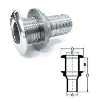Стакан дренажный 1/2" с гайкой, нерж.сталь 011012 от прозводителя Homer