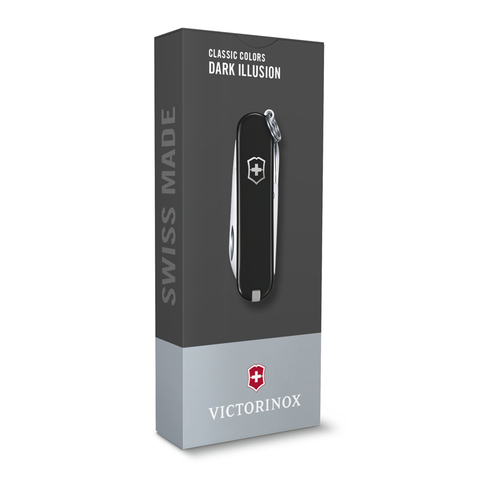 Нож-брелок Victorinox Classic SD Colors, 58 мм, 7 функций, "Dark Illusion" 0.6223.3G от прозводителя Victorinox