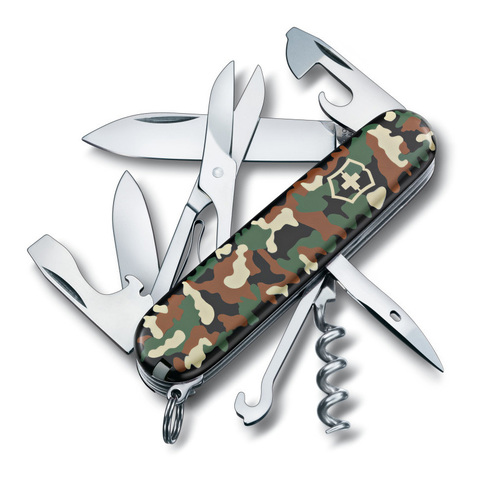 Нож Victorinox Climber, 91 мм, 14 функций, камуфляж 1.3703.94 от прозводителя Victorinox