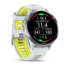 Garmin Forerunner 970 - | Titanium with Whitestone Case and Whitestone/Translucent Amp Yellow Band