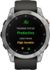 Garmin Epix (Gen 2) - 47 мм Standard | Slate Steel with Black Band