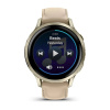 Garmin Venu 4 - 41 мм | Lunar Gold with Bone Silicone Band and Light Sand Leather Band