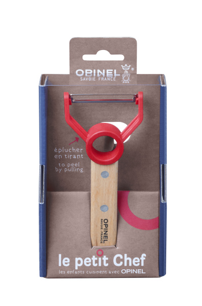 Нож для чистки овощей Opinel Peeler, деревянная рукоять, нержавеющая сталь, коробка, 001745 001745 от прозводителя Opinel