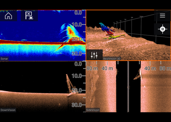 RAYMARINE 3D Chirp Sonar Unit RVX1000 E70511 от прозводителя Raymarine