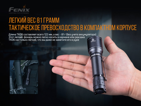 Фонарь Fenix TK06 Cree SST20 L4 TK06 от прозводителя Fenix