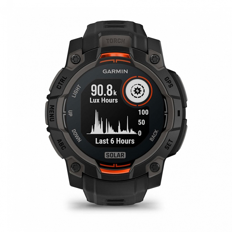 Garmin Instinct 3 - 45 мм SOLAR | Black with black band