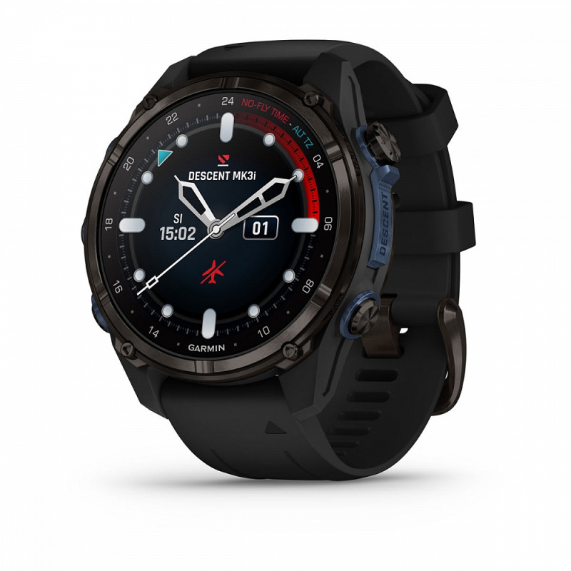 Garmin Descent Mk3i - 43 мм | Carbon grey DLC black silicone