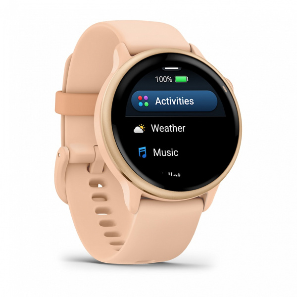 GARMIN VIVOACTIVE 6 Metallic Pink Dawn with Pink Dawn Band 010-02985-03 от прозводителя Garmin