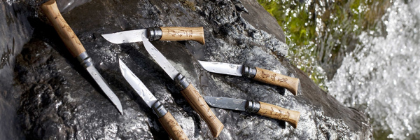 Набор в деревянной коробке из 6 ножей Opinel №8 Animalia, нержавеющая сталь, рукоять дуб, гравировка, 001637 001637 от прозводителя Opinel