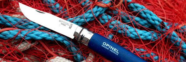 Нож Opinel №8 Trekking, нержавеющая сталь, синий, с чехлом, 001891 001891 от прозводителя Opinel