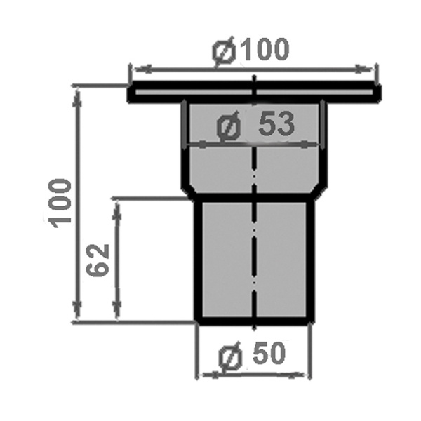Горловина заливная с крышкой 50мм сталь 008952 от прозводителя Homer