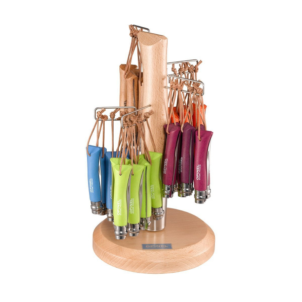 Набор-дисплей 60 шт: нож Opinel №7, нержавеющая сталь, голубой/оранжевый/зеленый/фиолетовый, 001723 001723 от прозводителя Opinel