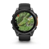 Garmin Fenix 8 - 47 мм AMOLED | Slate grey with Black silicone band