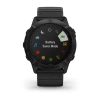 Garmin Fenix 6 Pro - 47 мм SAPPHIRE | Black with black band