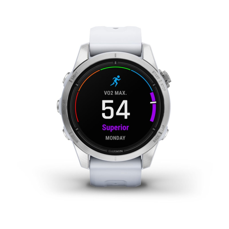 Garmin Epix Pro (Gen 2) - 42 мм PRO | STANDARD | Silver with Whitestone Band