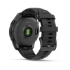 Garmin Fenix E - 47 мм AMOLED | Slate grey steel with Black silicone band