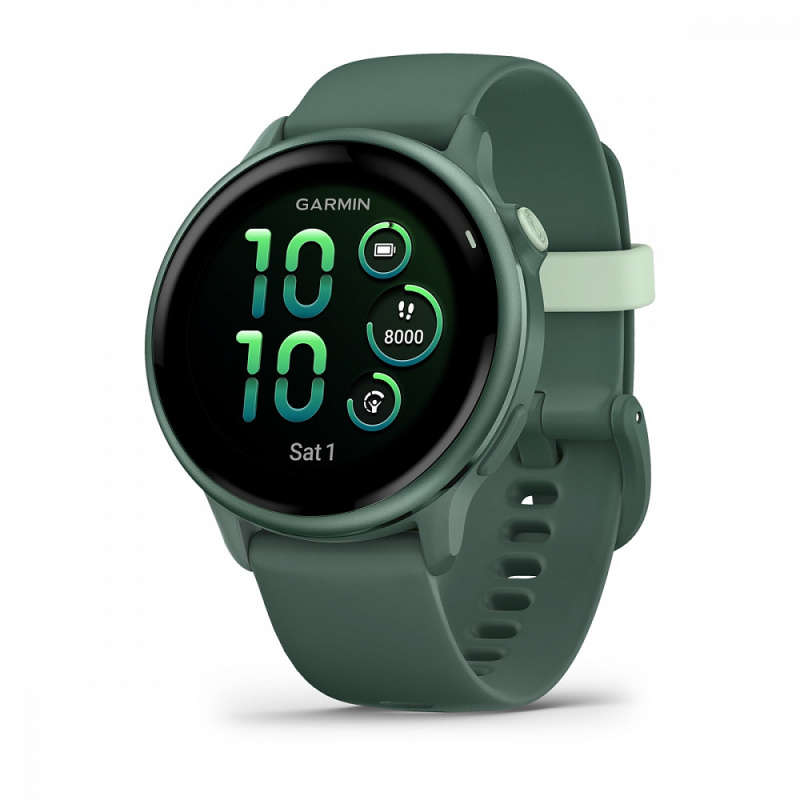 Garmin Vivoactive 6 | Metallic Jasper Green with Jasper Green Band
