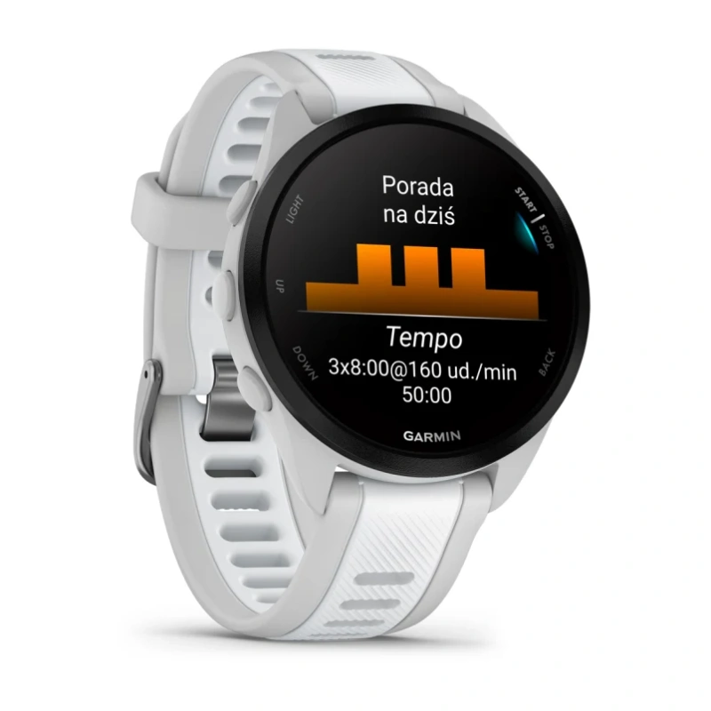 Garmin Forerunner 165 - Music | Mist grey/Whitestone