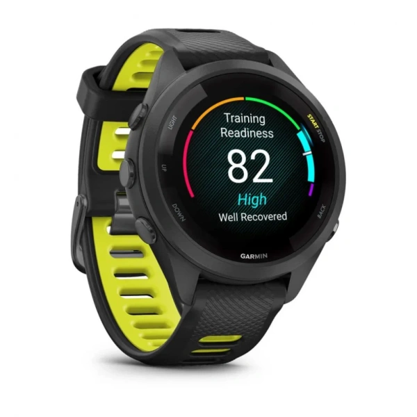 GARMIN FORERUNNER 265S Black Bezel and Case with Black/Amp Yellow Silicone Band  010-02810-53 010-02810-53 от прозводителя Garmin