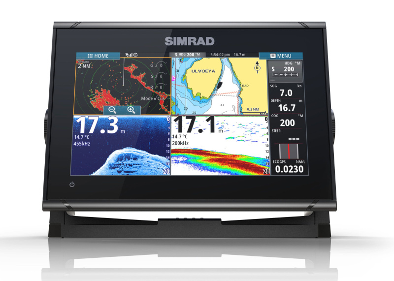 SIMRAD GO9 XSE с HDI DownScan