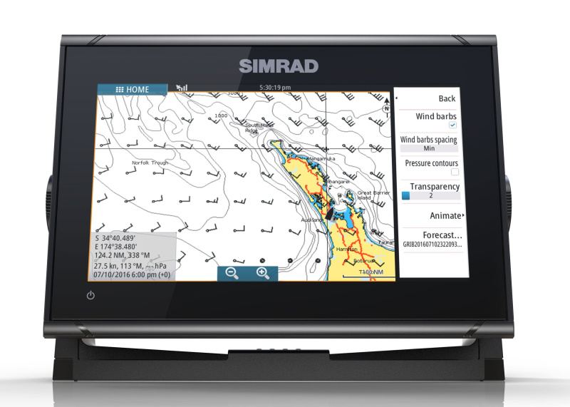 SIMRAD GO9 XSE с HDI DownScan
