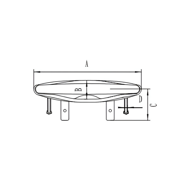 Утка подъемная швартовая SUNFINE 210мм SF30310-3 от прозводителя SUNFINE MARIN
